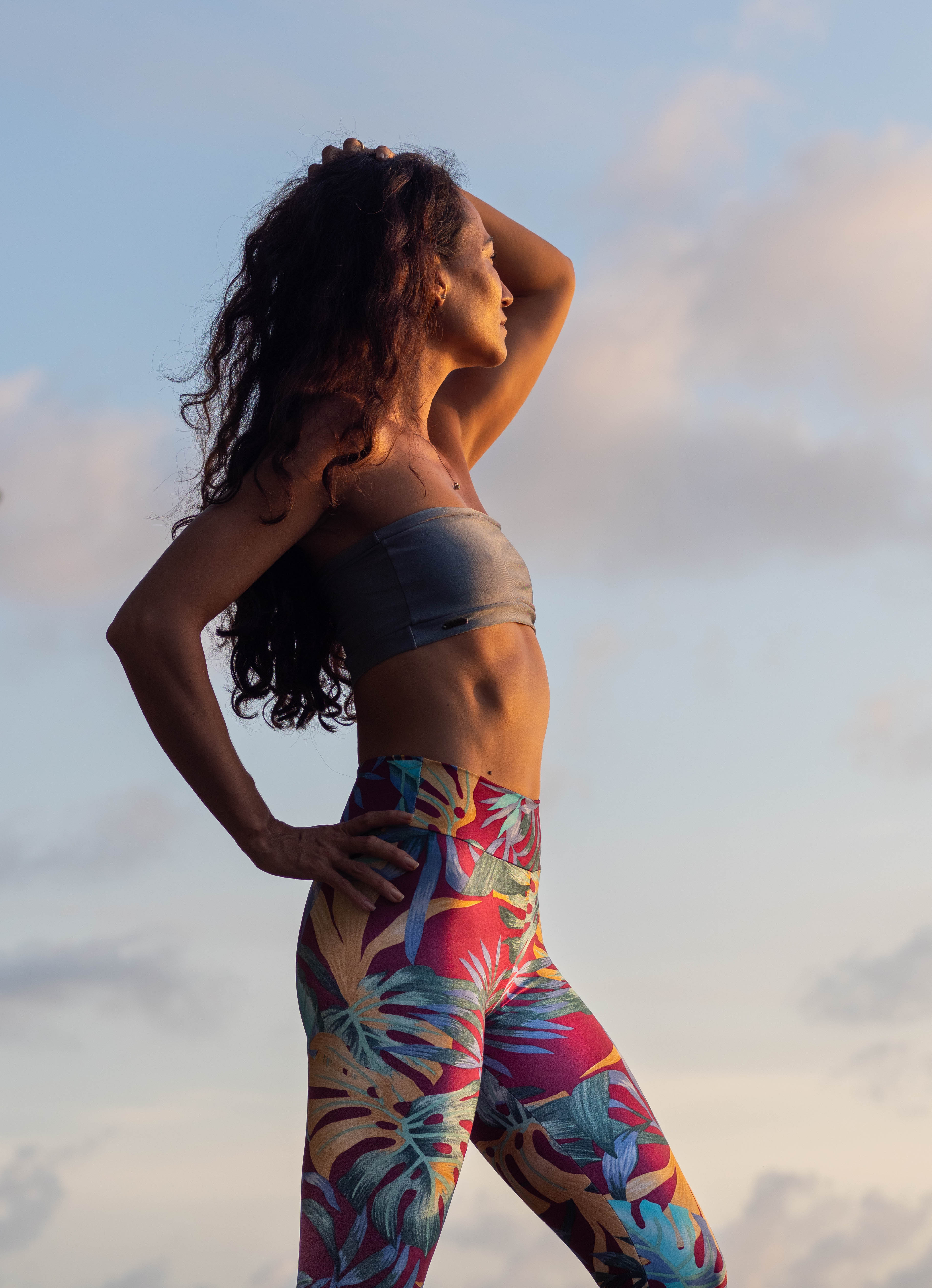 cosey Legging imprimé, Flamingo Las Vegas, taille unique cosey Legging imprimé, Flamingo Las Vegas, taille unique