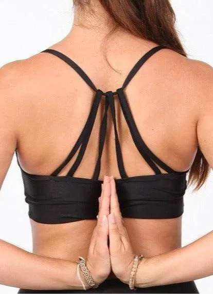 Black Onyx Strap Top