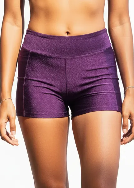 Biker Shorts - Aubergine
