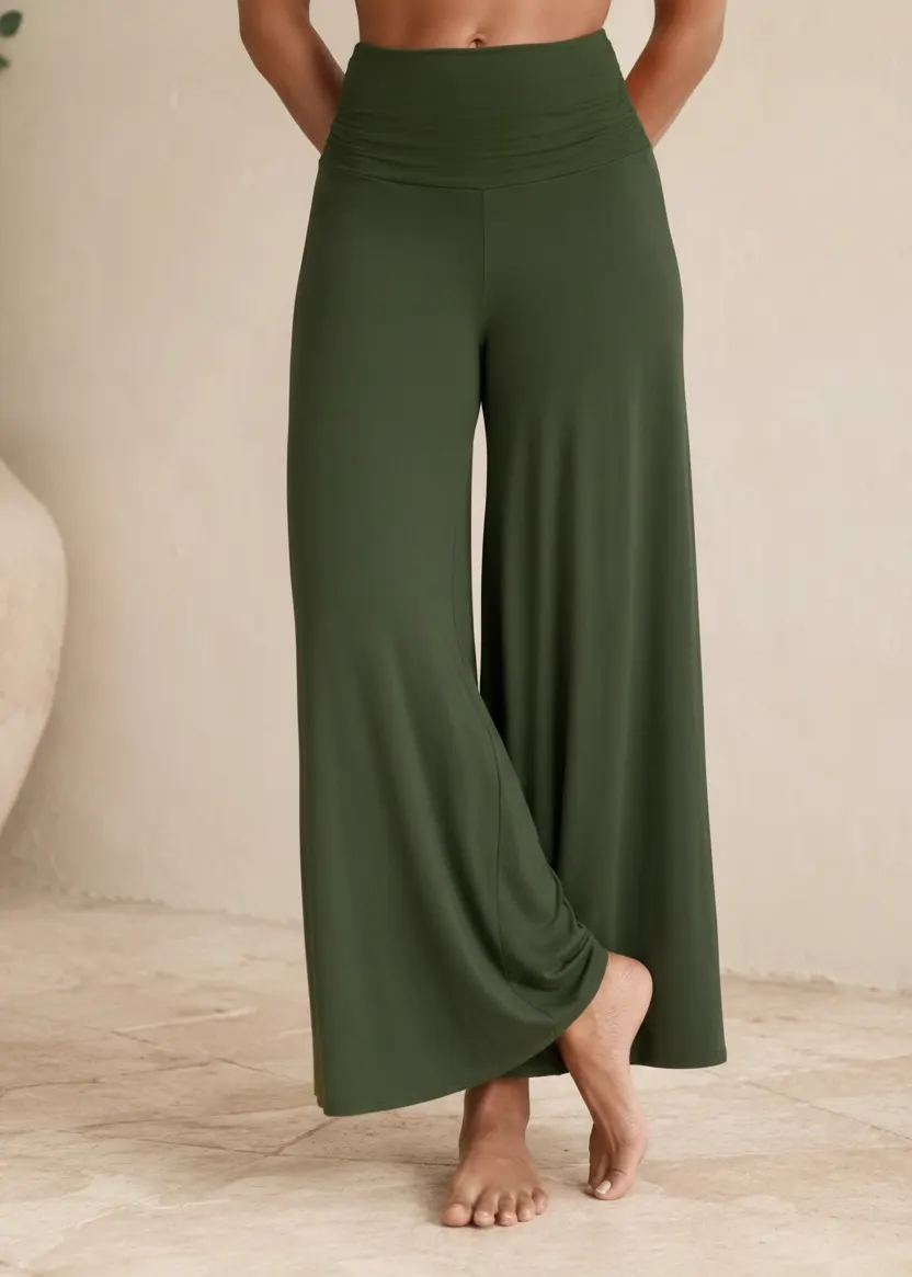 Yin Tulip Pants — Forest Dusk