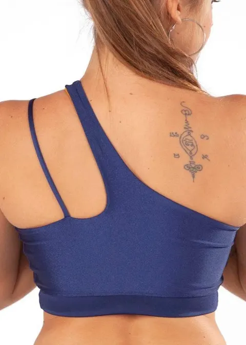 Navy Blue One Shoulder Support - Gypsy Amazon Pte Ltd
